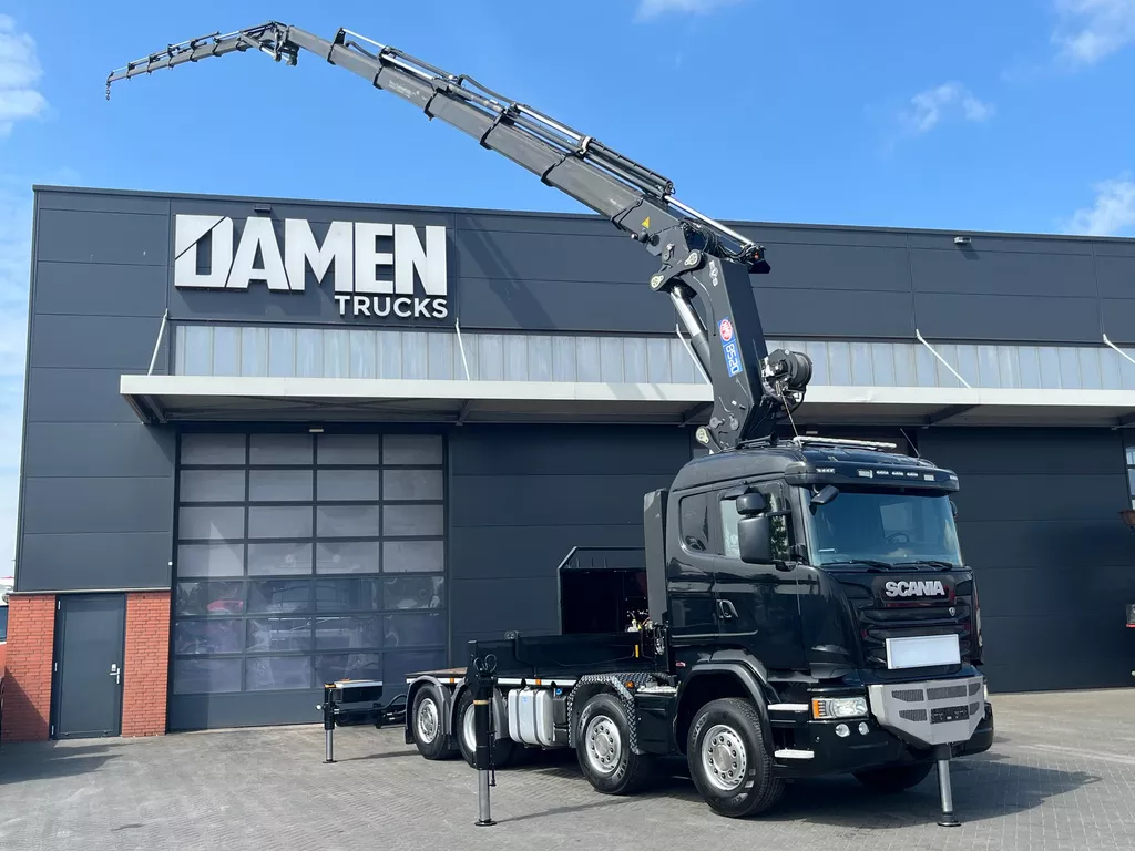 Scania R R490 R 490 8x2 Euro 6 HMF 8520-K6 + JIB FJ2000-K6