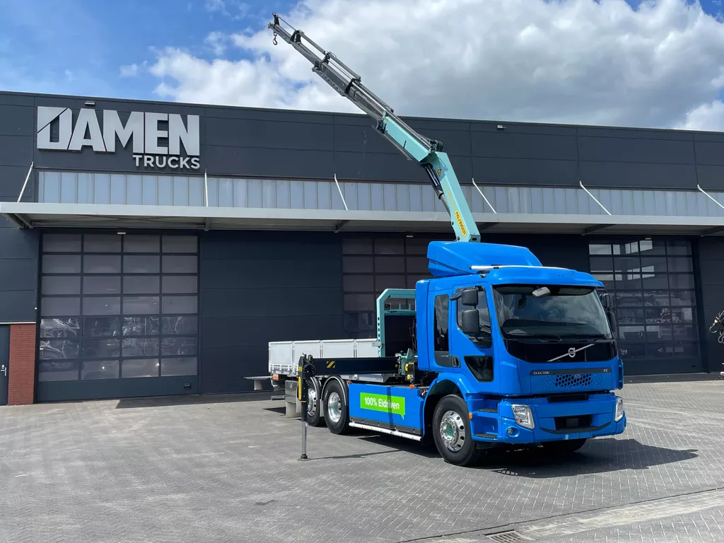 Volvo FE ELECTRIC 6x2 Palfinger PK 14502-SH C + Zepro laadklep