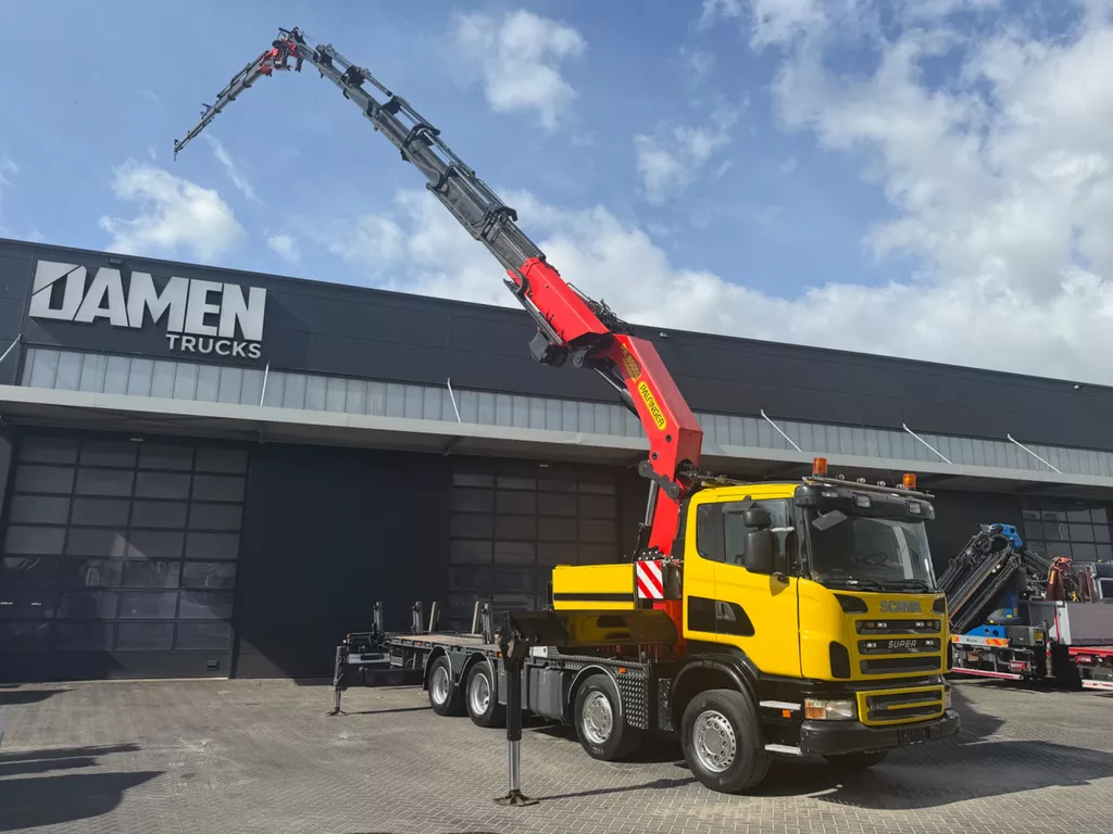 Scania R 420 LB 8x4 Palfinger PK 85002 F + JIB PJ 170 E
