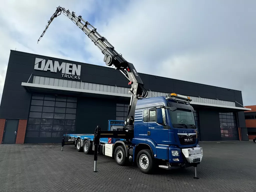 MAN TGS 35.500 8x2/4 (Hydrodrive) HIAB 858 E-8 +JIB 150X-6 JDC