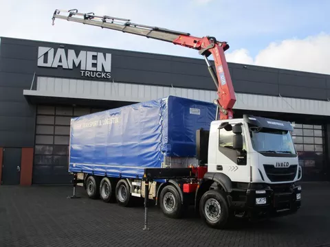 Iveco Trakker 410T50-5 10x4 Euro 6 HMF 3220 K6 Kraan