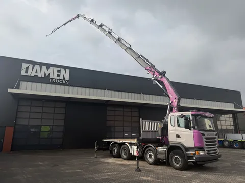 Scania G 450 8x2 FASSI F 820 RA.2.28 + JIB